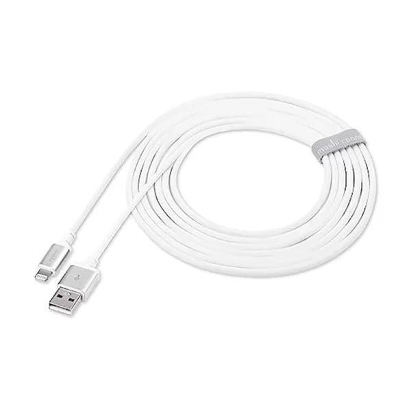 کابل USB-A به لایتنینگ موشی با طول 3متر